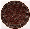 Kashmar Brown Round Hand Knotted 60 X 60  Area Rug 250-17632 Thumb 0