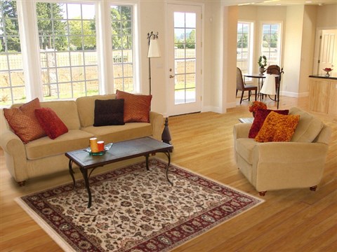 Tabriz Beige Hand Knotted 41 X 60 Area Rug 250-17639 Image 5