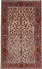 Kerman Beige Hand Knotted 411 X 83  Area Rug 251-17645 Thumb 0