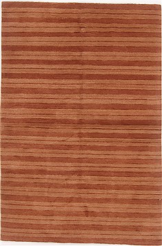Nepal Brown Hand Knotted 4'0" X 6'2"  Area Rug 250-17647