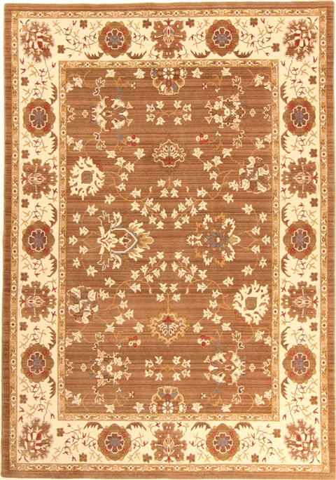Chobi Brown Machine Made 67 X 96  Area Rug 300-17653 Image 0