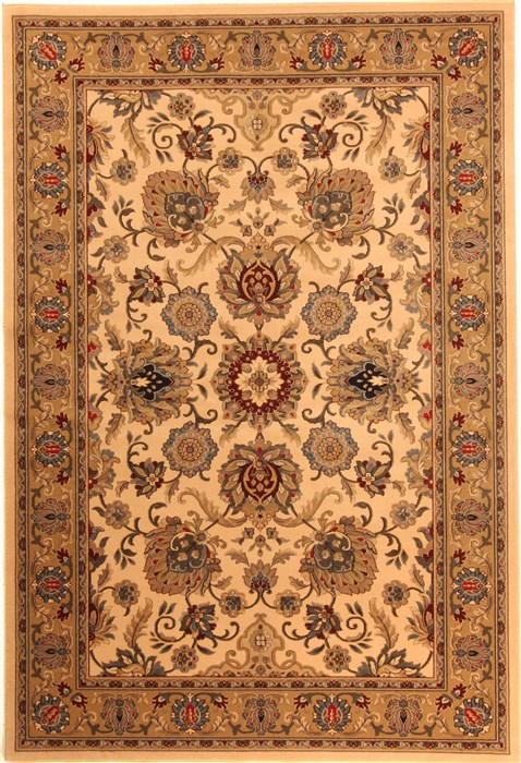 Chobi Yellow Machine Made 56 X 76  Area Rug 300-17654 Image 0