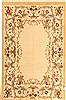 Modern Beige Machine Made 63 X 99  Area Rug 300-17655 Thumb 0