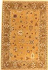 Chobi Yellow Machine Made 66 X 98  Area Rug 300-17656 Thumb 0