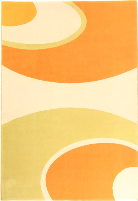 Modern Beige Machine Made 69 X 99 Area Rug 300-17657 Image 0