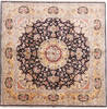 Tabriz Blue Square Hand Knotted 60 X 61  Area Rug 250-17663 Thumb 0