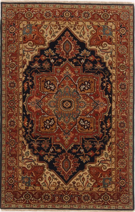 Serapi Blue Hand Knotted 311 X 60 Area Rug 250-17664 Image 0
