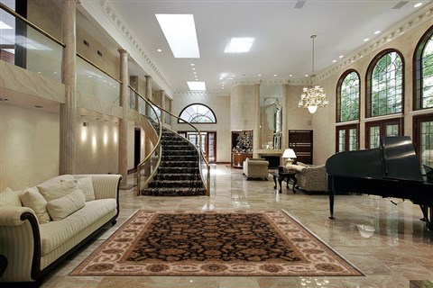 Ziegler Black Hand Knotted 88 X 119 Area Rug 250-17666 Image 1