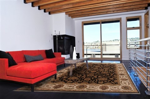 Ziegler Black Hand Knotted 88 X 119 Area Rug 250-17666 Image 3