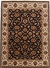Ziegler Black Hand Knotted 88 X 119  Area Rug 250-17666 Thumb 0