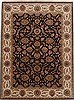 Ziegler Black Hand Knotted 88 X 119 Area Rug 250-17666 Thumb 0