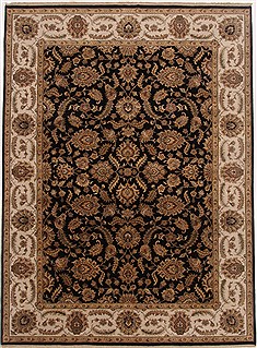 Ziegler Black Hand Knotted 8'8" X 11'9"  Area Rug 250-17666