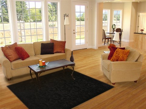 Modern Beige Machine Made 50 X 80 Area Rug 300-17670 Image 4