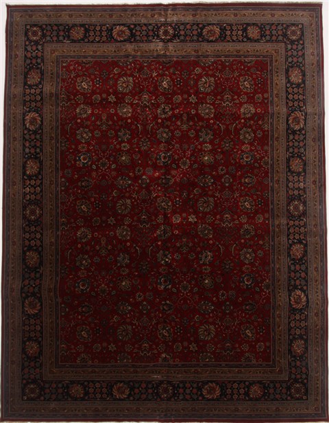 Tabriz Red Hand Knotted 1111 X 155  Area Rug 250-17677 Image 0