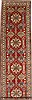 Kazak Red Runner Hand Knotted 411 X 182  Area Rug 250-17684 Thumb 0