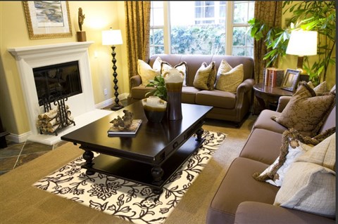 Modern Beige Machine Made 53 X 73 Area Rug 300-17687 Image 3