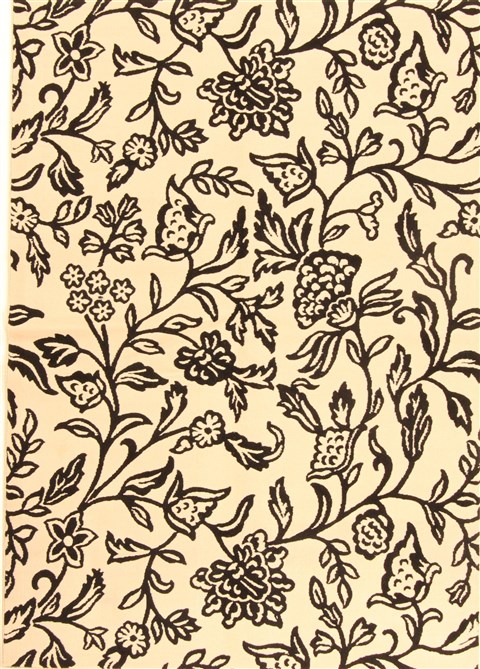 Modern Beige Machine Made 53 X 73 Area Rug 300-17687 Image 0