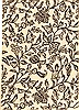 Modern Beige Machine Made 53 X 73 Area Rug 300-17687 Thumb 0