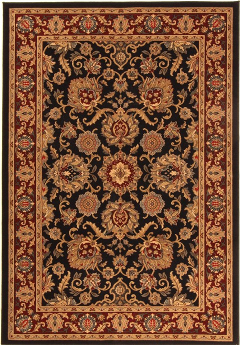 Modern Red Machine Made 53 X 76  Area Rug 300-17690 Image 0