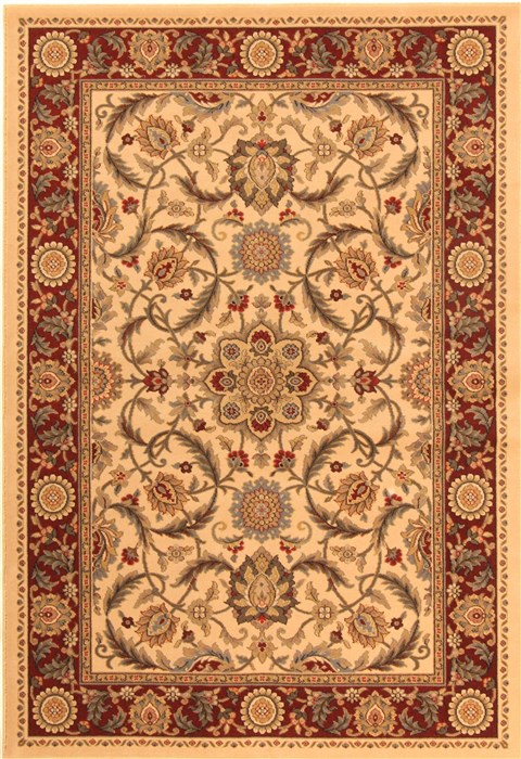 Modern Beige Machine Made 53 X 76  Area Rug 300-17694 Image 0