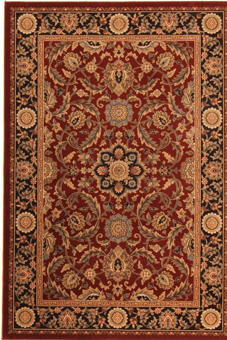 Modern Red Machine Made 53 X 76  Area Rug 300-17696 Image 0