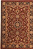 Modern Red Machine Made 53 X 76  Area Rug 300-17696 Thumb 0