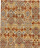 Modern Multicolor Hand Knotted 711 X 96  Area Rug 250-17704 Thumb 0