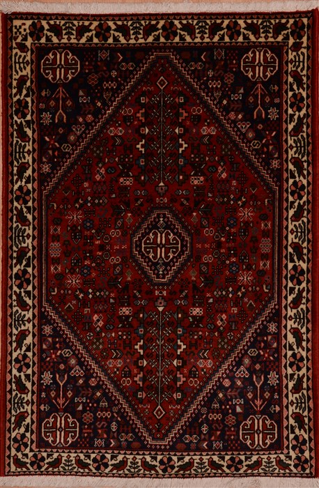 Abadeh Red Hand Knotted 36 X 58  Area Rug 100-17721 Image 0