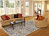 Modern Blue Hand Knotted 711 X 100 Area Rug 250-17722 Thumb 4