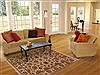Agra Beige Hand Knotted 52 X 70  Area Rug 250-17726 Thumb 5