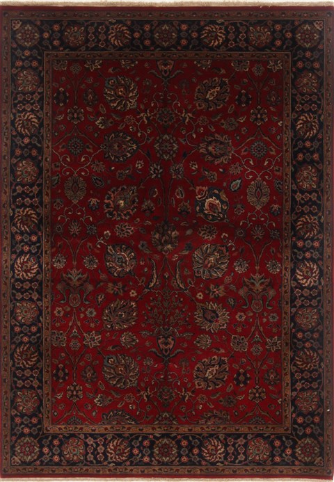 Tabriz Red Hand Knotted 411 X 70 Area Rug 250-17728 Image 0