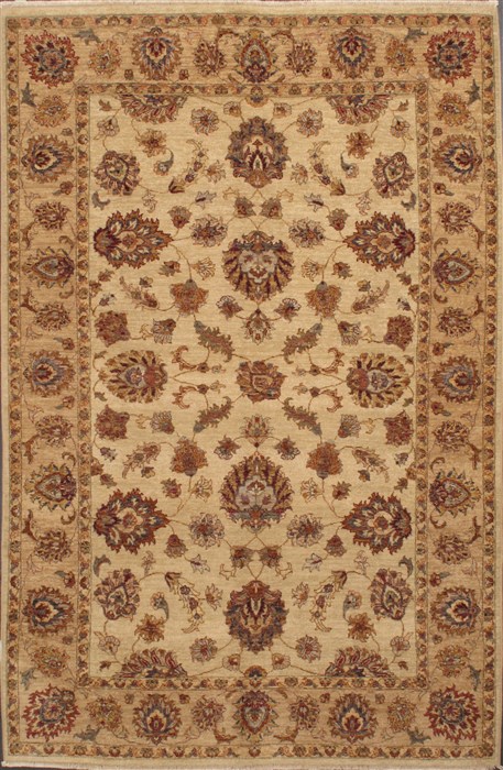 Pishavar Beige Hand Tufted 60 X 90 Area Rug 300-17732 Image 0