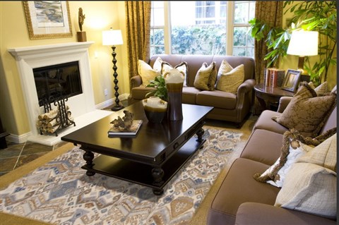 Modern Beige Hand Knotted 711 X 911 Area Rug 250-17741 Image 2