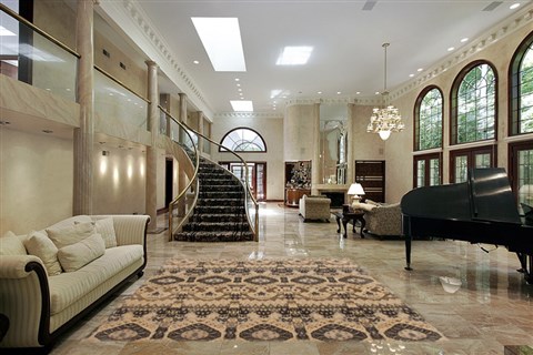 Modern Multicolor Hand Knotted 80 X 103 Area Rug 250-17742 Image 1