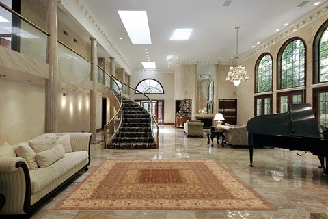 Modern Brown Hand Knotted 81 X 105 Area Rug 250-17744 Image 1