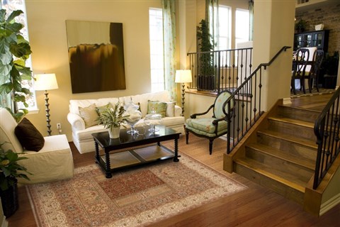 Modern Brown Hand Knotted 81 X 105 Area Rug 250-17744 Image 3