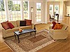 Modern Brown Hand Knotted 81 X 105 Area Rug 250-17744 Thumb 4