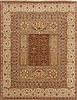 Modern Brown Hand Knotted 81 X 105 Area Rug 250-17744 Thumb 0
