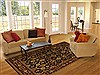 Pishavar Black Hand Tufted 80 X 100 Area Rug 300-17747 Thumb 4