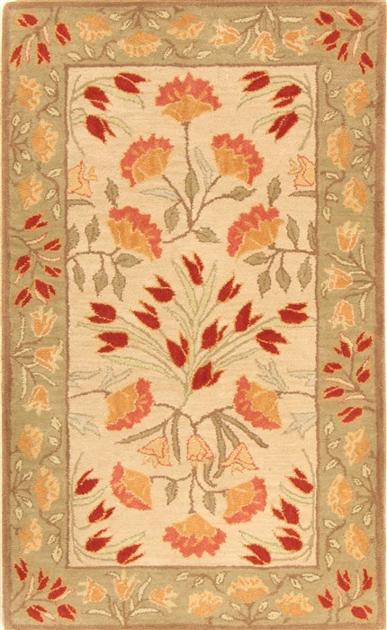 Modern Green Hand Tufted 30 X 50 Area Rug 300-17750 Image 0