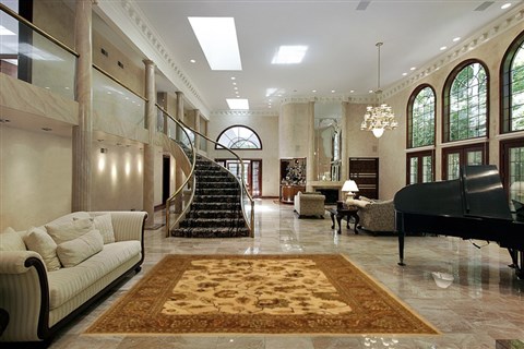 Pishavar Beige Hand Tufted 81 X 1011 Area Rug 300-17751 Image 1