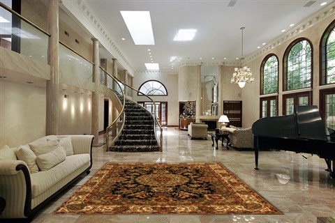 Pishavar Black Hand Tufted 80 X 100 Area Rug 300-17752 Image 1