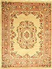 Modern Beige Hand Tufted 80 X 100  Area Rug 300-17753 Thumb 0