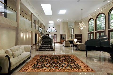 Pishavar Multicolor Hand Tufted 80 X 100 Area Rug 300-17754 Image 1