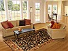 Pishavar Multicolor Hand Tufted 80 X 100 Area Rug 300-17754 Thumb 4