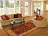 Pishavar Red Hand Tufted 711 X 1011 Area Rug 300-17755 Thumb 4