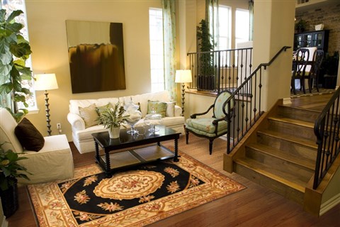 Modern Yellow Hand Tufted 80 X 101 Area Rug 300-17758 Image 3