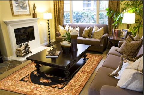 Modern Yellow Hand Tufted 80 X 101 Area Rug 300-17758 Image 2