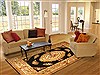 Modern Yellow Hand Tufted 80 X 101 Area Rug 300-17758 Thumb 4