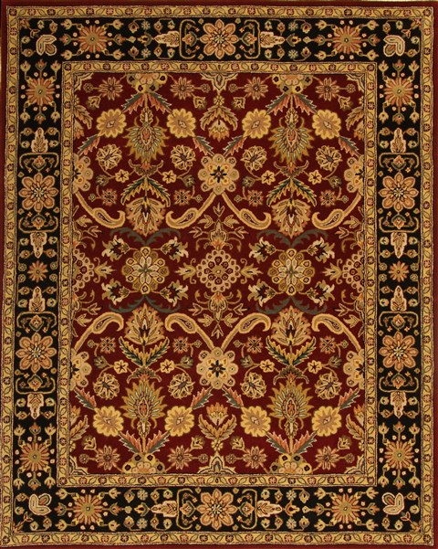 Chobi Red Hand Tufted 80 X 100 Area Rug 300-17759 Image 0